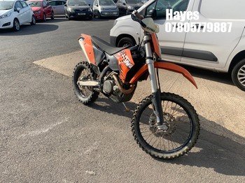 Location: Hayes - 2008 KTM 450 EXC-R Motorcycle REG: VX58AWH, Keys: No, MOT Expiry date: 20/06/2023, 449 Petrol, 6 Speed Manual, Former Keepers: 6