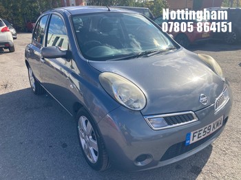Location: Nottingham - 2009 NISSAN MICRA ACENTA AUTO 5 DOOR HATCHBACK REG: FE59KMA, 1240cc PETROL, 4 SPEED AUTO PETROL, Former Keepers: 4, Keys: Yes, MOT Expiry date: 11/09/2027