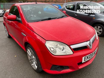 Location: Manchester - 2009 VAUXHALL TIGRA AIR Coupe REG: EK09MLU, 1364 Petrol, 5 Speed Manual Petrol, Former Keepers: 9, Keys: No, MOT Expiry date: 15/05/2027