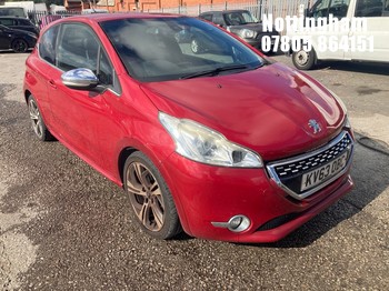 Location: Nottingham - 2013 PEUGEOT 208 GTI THP 3 DOOR HATCHBACK REG: KV63OBC, 1598cc PETROL, 6 SPEED MANUAL PETROL, Former Keepers: 5, Keys: Yes, MOT Expiry date: 20/09/2026