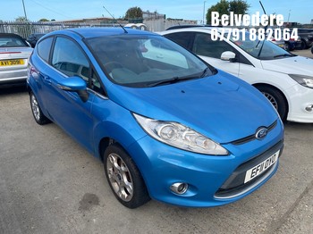 Location: BELVEDERE - 2011 FORD FIESTA ZETEC 3 Door Hatchback REG: EF11OYO, 1388cc Petrol, 5 Speed Manual Petrol, Former Keepers: 3, Keys: No, MOT: Expiry date02/12/2026