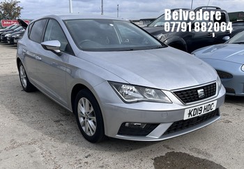 Location: Belvedere - 2019 SEAT LEON SE TSI 5 DOOR HATCHBACK REG: KD19HDC, 999cc PETROL, 6 SPEED MANUAL PETROL, Former Keepers: 2, Keys: Yes, MOT Expiry date: 31/08/2027