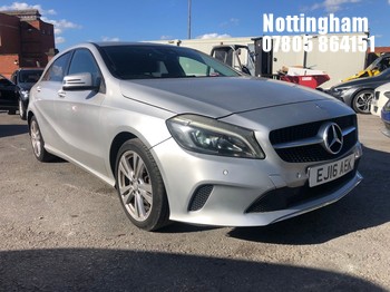 Location: Nottingham - 2016 MERCEDES-BENZ A 180 D SPORT PREMIUM AUT 5 DOOR HATCHBACK REG: EJ16AEK, 1461cc DIESEL, 7 SPEED AUTO DIESEL, Former Keepers: 7, Keys: Yes, MOT Expiry date: 10/10/2026