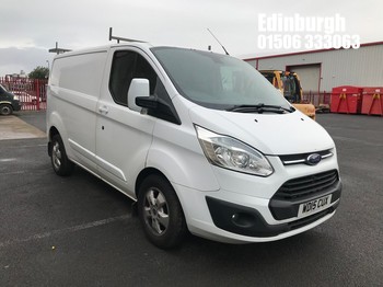 Location: Edinburgh - 2015 FORD TRANSIT CUSTOM 290 LTD E- Panel Van REG: WD15CUX, Keys: No, MOT Expiry date: 11/01/2027, 2198 Diesel, 6 Speed Manual Diesel, Former Keepers: 4