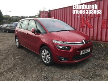 Location: Edinburgh - 2014 CITROEN C4 GR PICASSO VTR+ AIR EH MPV REG: SM14WXE, Keys: No, MOT Expiry date: 10/04/2026, 1560 Diesel, 6 Speed Semi Auto Diesel, Former Keepers: 5