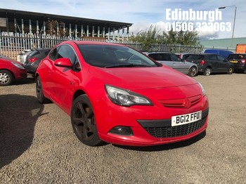 Location: Edinburgh - 2012 VAUXHALL ASTRA GTC SRI TURBO 3 Door Hatchback REG: BG12FFU, Keys: No, MOT Expiry date: 18/10/2025, 1598 Petrol, 6 Speed Manual Petrol, Former Keepers: 10
