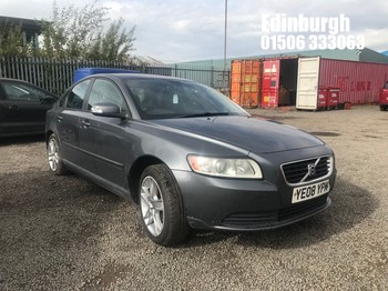 Location: Edinburgh - 2008 VOLVO S40 S 16V 4 Door Saloon REG: YE08YPM, Keys: No, MOT Expiry date: 22/06/2027, 1798 Petrol, 5 Speed Manual Petrol, Former Keepers: 4