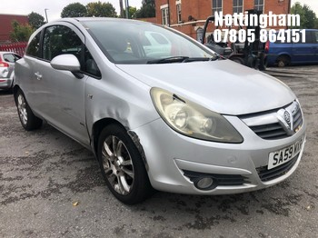Location: Nottingham - 2009 VAUXHALL CORSA SXI 3 Door Hatchback REG: SA59MXR, Keys: No, MOT Expiry date: 23/01/2027, 1229 Petrol, 5 Speed Manual Petrol, Former Keepers: 8