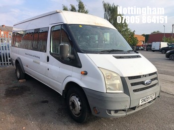 Location: Nottingham - 2009 FORD TRANSIT 115 T430 17S RWD Minibus REG: SN09FXZ, Keys: Yes, MOT Expiry date: 13/07/2026, 2402 Diesel, Manual Diesel, Former Keepers: 2