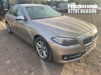 Location: Peterborough - 2014 BMW 520D SE AUTO 4 DOOR SALOON REG: HN64HCY, 1995cc DIESEL, 8 SPEED AUTO DIESEL, Former Keepers: 1, Keys: Yes, MOT Expiry date: 20/10/2024