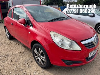 Location: Peterborough - 2008 VAUXHALL CORSA BREEZE 3 Door Hatchback REG: FL58FPV, Keys: No, MOT Expiry date: 20/09/2026, 1229 Petrol, 5 Speed Manual Petrol, Former Keepers: 3