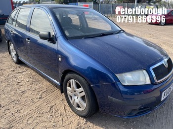 Location: Peterborough - 2006 SKODA FABIA CLASSIC 12V HTP Estate REG: KU06YTA, Keys: No, MOT Expiry date: 01/11/2025, 1198 Petrol, 5 Speed Manual Petrol, Former Keepers: 10