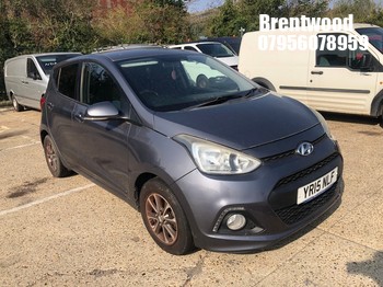 Location: Brentwood - 2015 HYUNDAI I10 PREMIUM 5 Door Hatchback REG: YR15NLF, Keys: No, MOT Expiry date: 09.06.2026, 998 Petrol, 5 Speed Manual Petrol, Former Keepers: 9