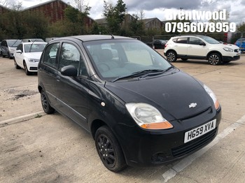 Location: Brentwood - 2010 CHEVROLET MATIZ S 5 Door Hatchback REG: HG59XVA, Keys: No, MOT Expiry date: 25/02/2026, 796 Petrol, 5 Speed Manual Petrol, Former Keepers: 10