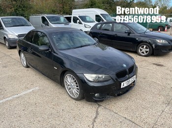 Location: Brentwood - 2008 BMW 325I M SPORT A Convertible REG: AV08EZO, Keys: No, MOT Expiry date: 23/09/2024, 2996 Petrol, 6 Speed Auto Petrol, Former Keepers: 9