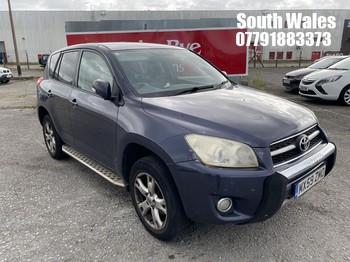 Location: South Wales - 2009 TOYOTA RAV4 XT-R D-4D Estate REG: MX59ZMO, Keys: No, MOT Expiry date: 19/12/2025, 2231 Diesel, 6 Speed Manual Diesel, Former Keepers: 6