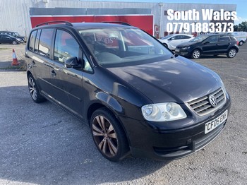 Location: South Wales - 2005 VOLKSWAGEN TOURAN S MPV REG: CF05ENH, Keys: No, MOT Expiry date: 23/11/2026, 1598 Petrol, 5 Speed Manual Petrol, Former Keepers: 6