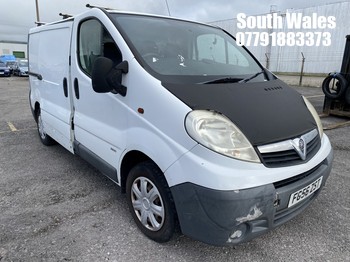Location: South Wales - 2006 VAUXHALL VIVARO 2900 CDTI SWB Panel Van REG: FG56ZST, Keys: No, MOT Expiry date: 06/02/2026, 1870 Diesel, 6 Speed Manual Diesel, Former Keepers: 7