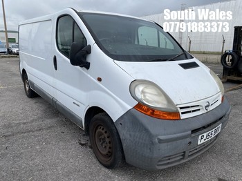Location: South Wales - 2005 NISSAN PRIMASTAR SE 2900 LWB Panel Van REG: PJ55BRX, Keys: No, MOT Expiry date: 27/10/2026, 1870 Diesel, 6 Speed Manual Diesel, Former Keepers: 6