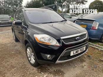 Location: Mitcham - 2011 FORD KUGA TITANIUM TURBO AUTO Estate REG: LM11YUU, Keys: No, MOT Expiry date: 14/06/2026, 2521 Petrol, 5 Speed Auto Petrol, Former Keepers: 3