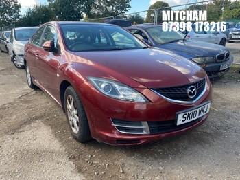 Location: Mitcham - 2010 MAZDA 6 TS 5 Door Hatchback REG: SK10WKJ, Keys: No, MOT Expiry date: 15/06/2026, 1798 Petrol, 5 Speed Manual Petrol, Former Keepers: 9