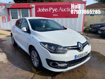 Location: Hull - 2016 RENAULT MEGANE DYNAMIQUE NAV DCI 5 Door Hatchback REG: HG65UZN, Keys: No, MOT Expiry date: 20/02/2027, 1461 Diesel, 6 Speed Manual Diesel, Former Keepers: 9