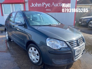 Location: Hull - 2006 VOLKSWAGEN POLO E 55 5 Door Hatchback REG: YR56RRZ, Keys: Yes, MOT Expiry date: 11/09/2026, 1198 Petrol, 5 Speed Manual Petrol, Former Keepers: 3