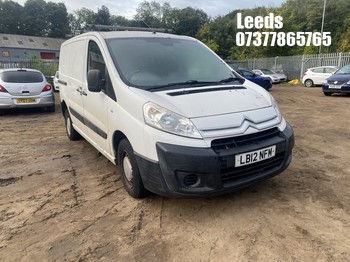 Location: Leeds - 2012 CITROEN DISPATCH 1000 ENTERPR L1H Panel Van REG: LB12NFM, Keys: No, MOT Expiry date: 19-09-2026, 1560 Diesel, 5 Speed Manual Diesel, Former Keepers: 4