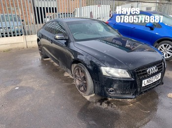 Location: Hayes - 2010 AUDI A5 SE TFSI 180 CVT 5 Door Hatchback REG: LN60PGF, Keys: No, MOT Expiry date: 16/08/2027, 1984 Petrol, Variable Speed Auto Petrol, Former Keepers: 7