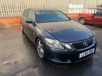 Location: Hayes - 2006 LEXUS GS 300 SE AUTO 4 Door Saloon REG: LC56GNV, Keys: No, MOT Expiry date: 08/04/2026, 2995 Petrol, 6 Speed Auto Petrol, Former Keepers: 6