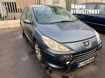 Location: Hayes - 2007 PEUGEOT 307 S 5 Door Hatchback REG: LY56KKW, Keys: No, MOT Expiry date: 17/03/2027, 1587 Petrol, 5 Speed Manual Petrol, Former Keepers: 7