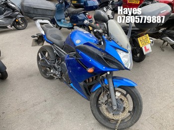 Location: Hayes - 2012 YAMAHA XJ 6 F ABS DIVERSION Motorcycle REG: CV12YHC, Keys: No, MOT Expiry date: 04/02/2026, 600 Petrol, MANUAL, Former Keepers: 8