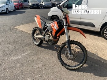 Location: Hayes - 2008 KTM 450 EXC-R Motorcycle REG: VX58AWH, Keys: No, MOT Expiry date: 20/06/2023, 449 Petrol, 6 Speed Manual, Former Keepers: 6