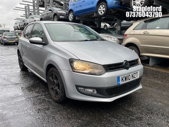 Location: Stapleford - 2010 VOLKSWAGEN POLO MODA 60 5 Door Hatchback REG: KW10NZT, Keys: Yes, MOT Expiry date: 07/06/2027, 1198 Petrol, 5 Speed Manual Petrol, Former Keepers: 9