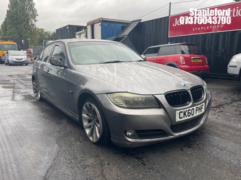 Location: Stapleford - 2010 BMW 318D SE 4 Door Saloon REG: CK60PHF, Keys: Yes, MOT Expiry date: 17/02/2027, 1995 Diesel, 6 Speed Manual Diesel, Former Keepers: 4