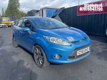 Location: Stapleford - 2011 FORD FIESTA ZETEC ECONETIC TDC 5 Door Hatchback REG: CY61BVD, Keys: Yes, MOT Expiry date: 03/11/2026, 1560 Diesel, 5 Speed Manual Diesel, Former Keepers: 4