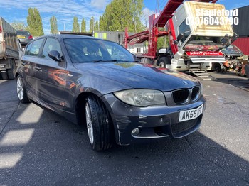 Location: Stapleford - 2005 BMW 120D M SPORT 5 Door Hatchback REG: AK55XFC, Keys: Yes, MOT Expiry date: 03/08/2027, 1995 Diesel, 6 Speed Manual Diesel, Former Keepers: 4