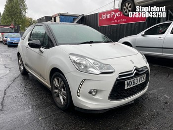 Location: Stapleford - 2013 CITROEN DS3 DSTYLE AUTO 3 Door Hatchback REG: MX63VCK, 1598 cc Petrol, 4 Speed Auto Petrol, Former Keepers: 2, Keys: Yes, MOT Expiry date: 05/01/2027