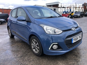 Location: Nottingham - 2014 HYUNDAI I10 PREMIUM 5 DOOR HATCHBACK REG: YK64YKU, 1248cc PETROL, 5 SPEED MANUAL PETROL, Former Keepers: 2, Keys: Yes, MOT Expiry date: 14/09/2027