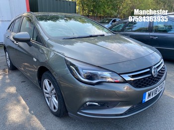 Location: Manchester - 2018 VAUXHALL ASTRA DESIGN ECOTEC S/S Estate REG: MV18CXD, 999 Petrol, 5 Speed Manual Petrol, Former Keepers: 1, Keys: No, MOT Expiry date: 19/03/2027