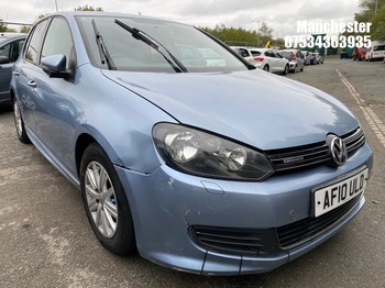 Location: Manchester - 2010 VOLKSWAGEN GOLF S BLUEMOTION TDI 5 Door Hatchback REG: AF10ULD, 1598cc Diesel, 5 Speed Manual Diesel, Former Keepers: 4, Keys: No, MOT Expiry date: 17/07/2027