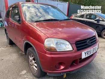 Location: Manchester - 2001 SUZUKI IGNIS GL 3 Door Hatchback REG: YR51BYU, 1328 Petrol, 5 Speed Manual Petrol, Former Keepers: 8, Keys: No, MOT Expiry date: 25/09/2026