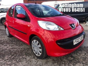 Location: Nottingham - 2007 PEUGEOT 107 URBAN SEMI AUTO 5 DOOR HATCHBACK REG: FG07USV, 998cc PETROL, 5 SPEED SEMI AUTO PETROL, Former Keepers: 1, Keys: Yes, MOT Expiry date: 19/09/2026