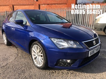 Location: Nottingham - 2017 SEAT LEON SE DYNAMIC TECHNOLOG 5 Door Hatchback REG: AU67VKB, 1197cc Petrol, 6 Speed Manual Petrol, Former Keepers: 3, Keys: Yes, MOT Expiry date: 03/08/2024