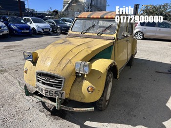 Location: Erith - 1980 CITROEN 2 CV6 4 DOOR SALOON REG: PMW265Y, Keys: Yes, MOT Expiry date: 10/12/2008, 602cc PETROL, , Former Keepers: 1