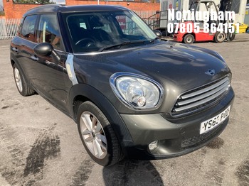 Location: Nottingham - 2013 MINI COUNTRYMAN COOPER D ALL4 5 DOOR HATCHBACK REG: YS63PDO, 1598cc DIESEL, 6 SPEED MANUAL DIESEL, Former Keepers: 3, Keys: Yes, MOT Expiry date: 27/10/2026