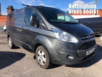 Location: Nottingham - 2017 FORD TRANSIT CUSTOM 270 LIMITED PANEL VAN REG: OW17 PGK, 1995CC DIESEL, 6 SPEED MANUAL DIESEL, Former Keepers: 2, Keys: Yes, MOT Expiry date: 04/11/2026
