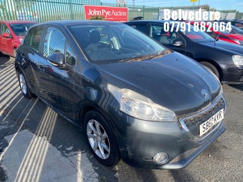 Location: BELVEDERE - 2012 PEUGEOT 208 ACTIVE 5 Door Hatchback REG: SB62AVR, 1199cc Petrol, 5 Speed Manual Petrol, Former Keepers: 4, Keys: No, MOT: Expiry date26/10/2026
