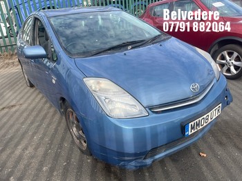 Location: BELVEDERE - 2008 TOYOTA PRIUS T3 VVT-I AUTO 5 Door Hatchback REG: MM08UTR, 1497cc Hybrid Electric, Variable 1 Speed Auto Petrol/E, Former Keepers: 6, Keys: No, MOT: Expiry date28.07.2026