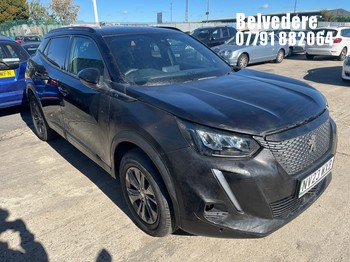 Location: Belvedere - 2023 PEUGEOT 2008 ACTIVE PREMIUM + EV 5 DOOR HATCHBACK REG: NV23WXB, 0cc ELECTRIC, 1 SPEED AUTO ELECTRIC, Former Keepers: 1, Keys: No, MOT Expiry date: 28.07.2026